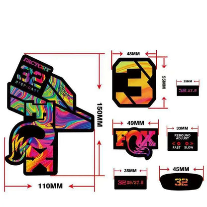 Vinyl Decal Sticker Set