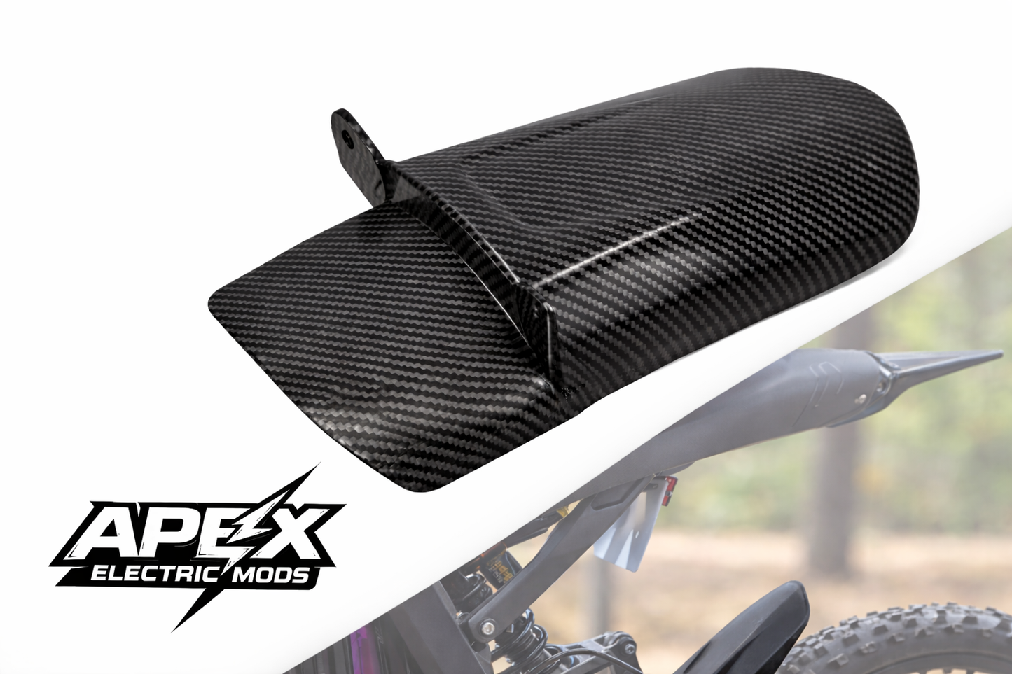 Sur-Ron Light Bee S/X Carbon Fiber Rear Fender