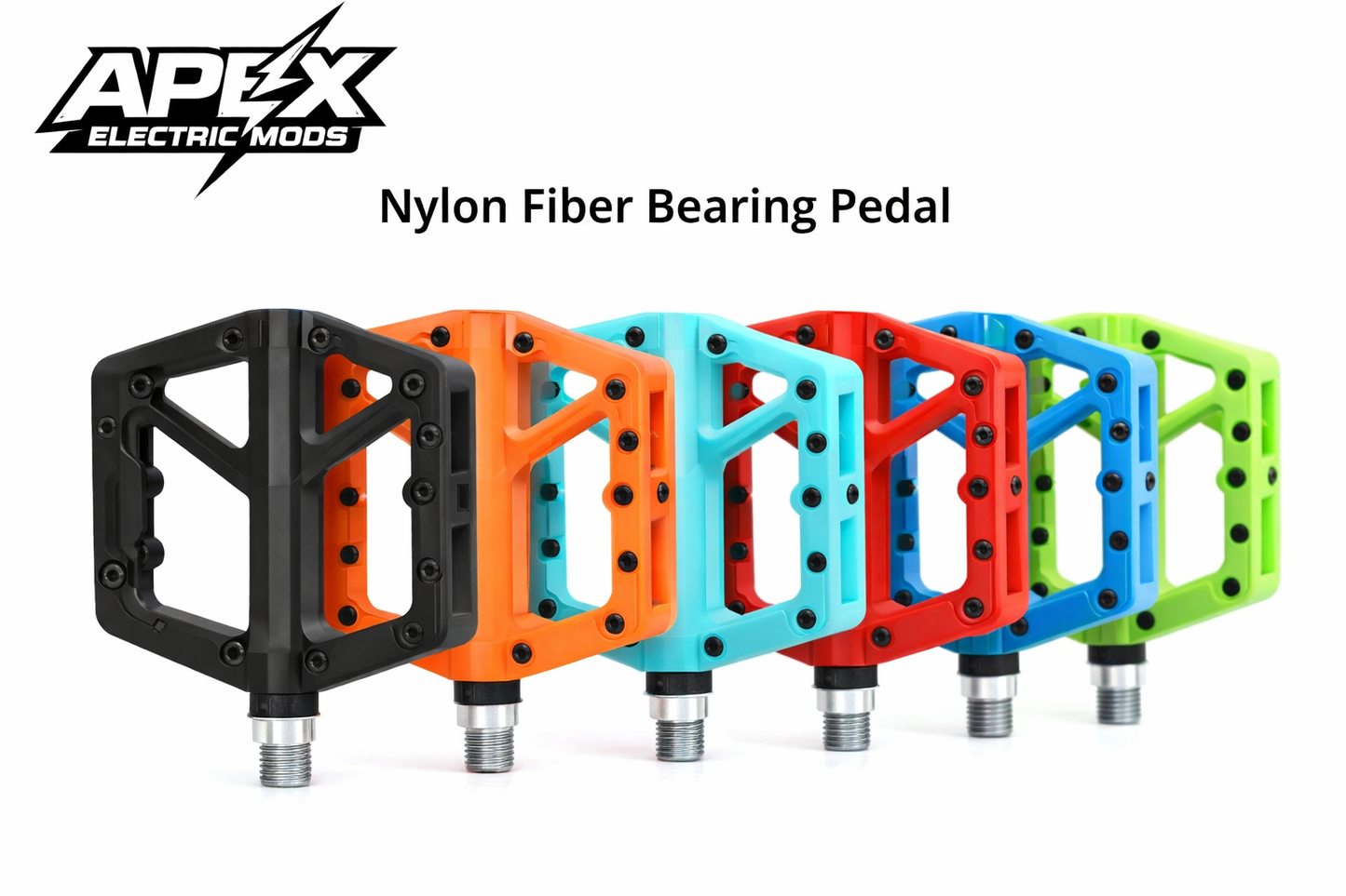 Pédales plates en nylon – Pédales de VTT à roulements étanches
