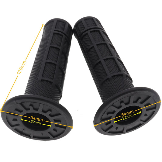 1/2 Waffle Rubber Handlebar Grips