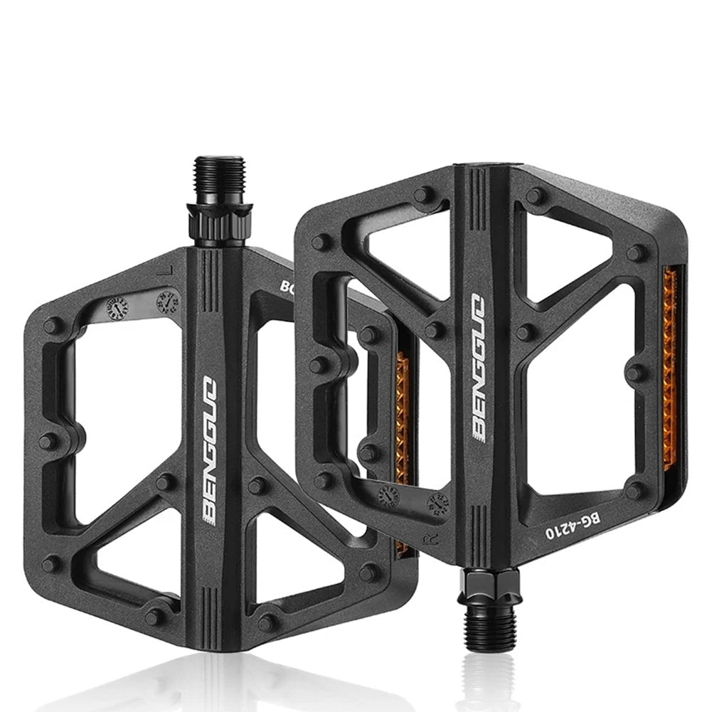 Ultralight E-Bike Platform Pedals with Reflectors