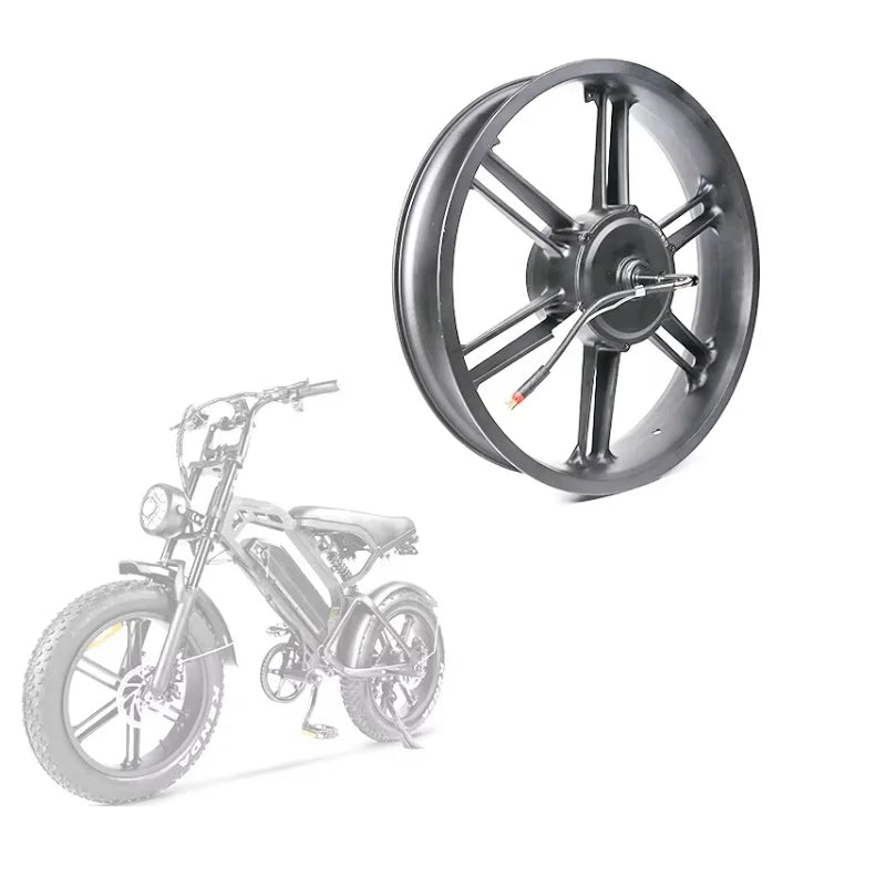 Jeu de roues de moteur de moyeu Super 73