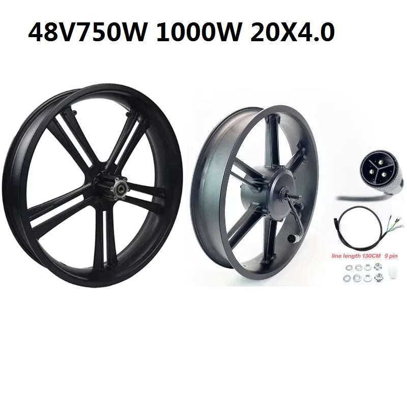 Jeu de roues de moteur de moyeu Super 73