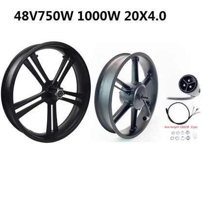 Jeu de roues de moteur de moyeu Super 73