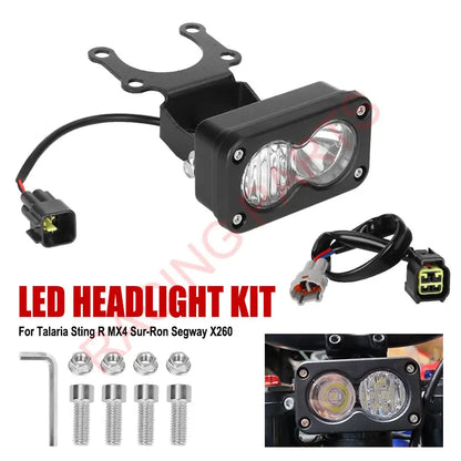 Flood LED Headlight Combo Kit