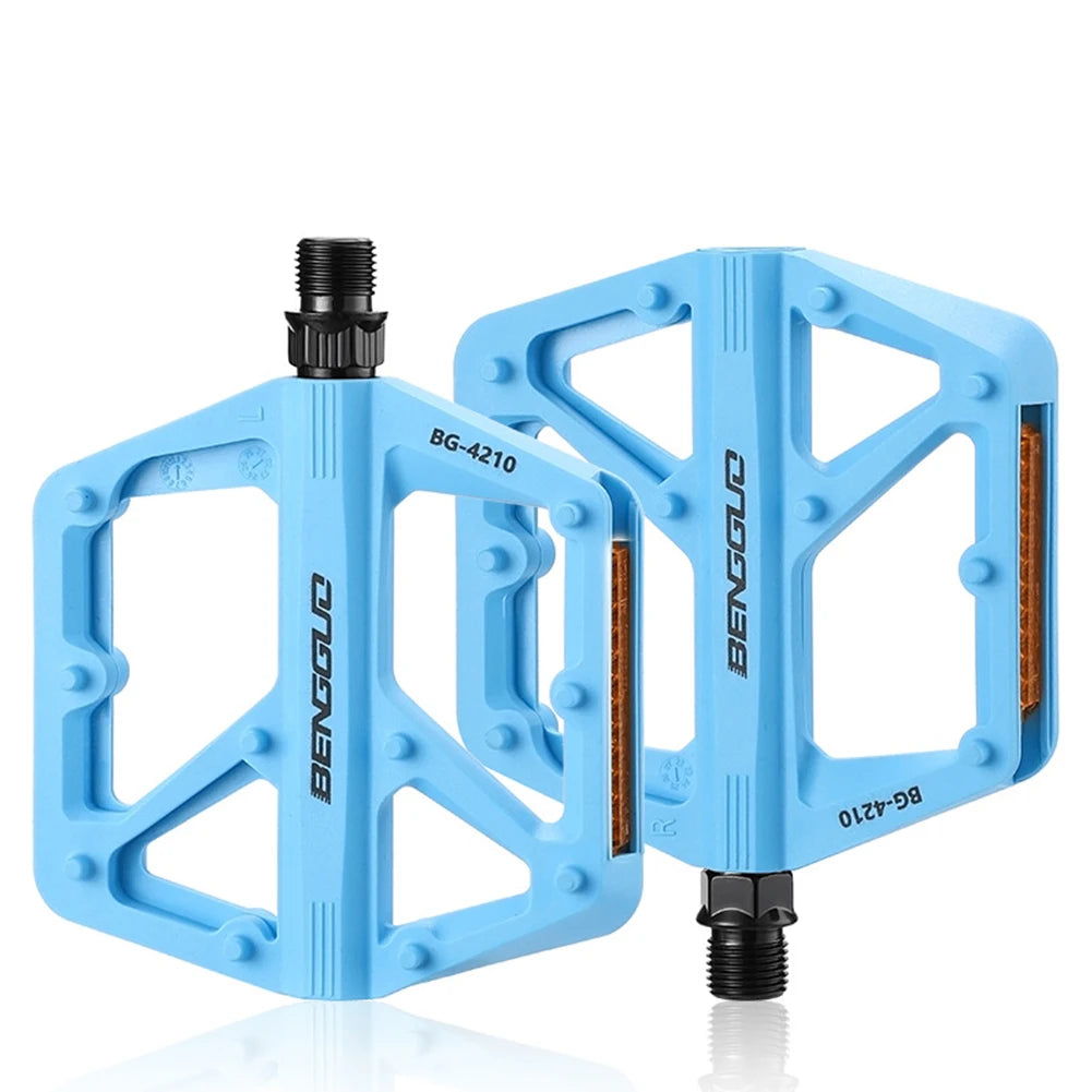 Ultralight E-Bike Platform Pedals with Reflectors