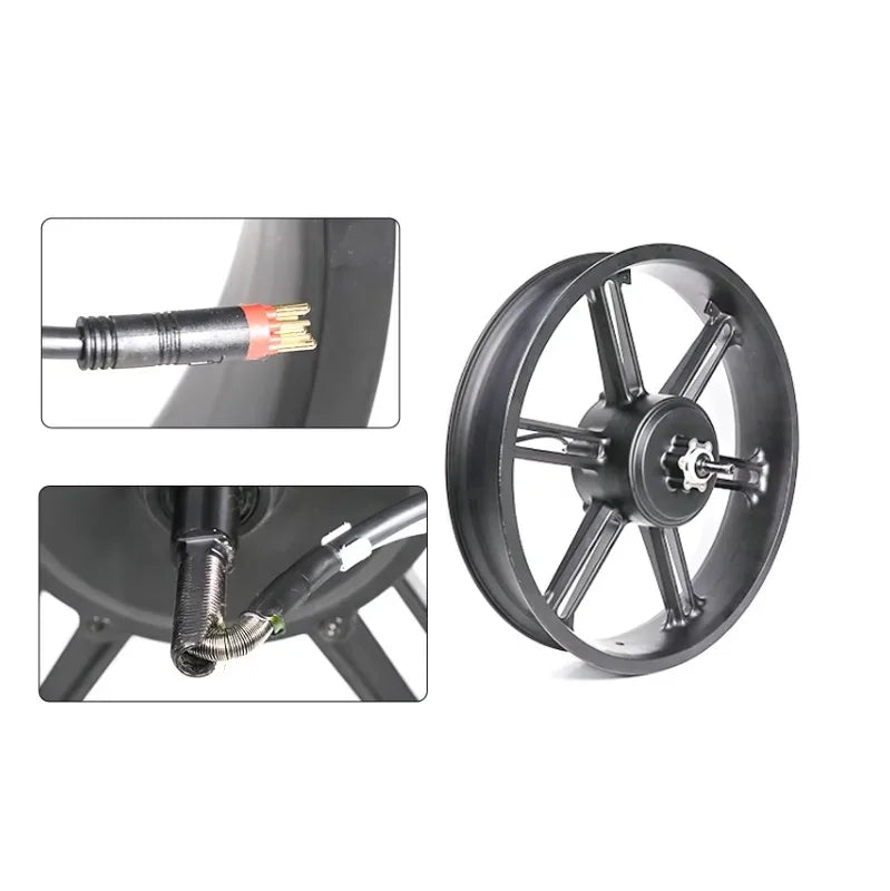 Jeu de roues de moteur de moyeu Super 73