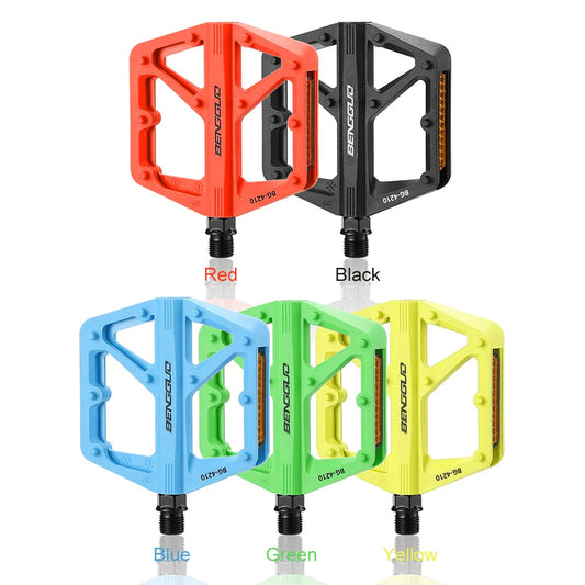 Ultralight E-Bike Platform Pedals with Reflectors