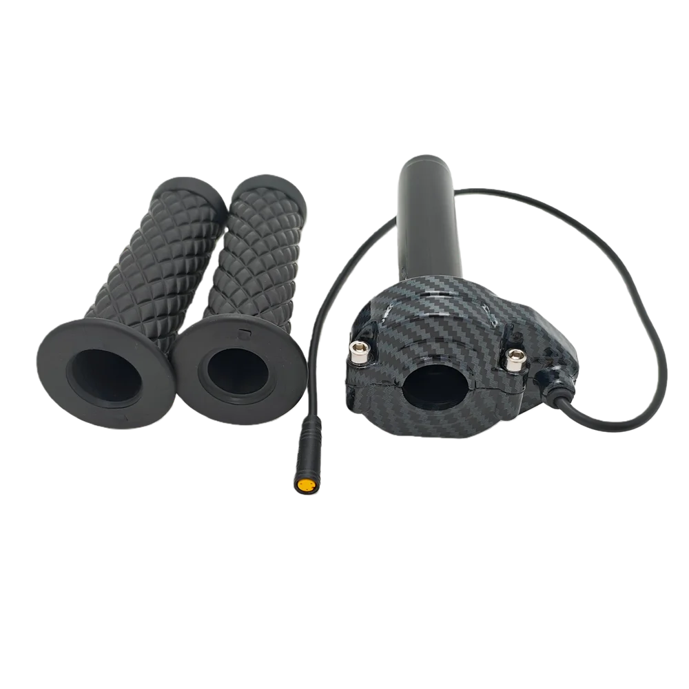 3-Pin Full Twist Ebike Throttle with Grips