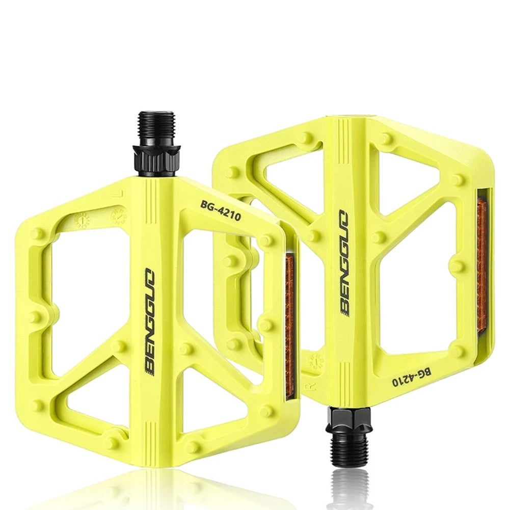 Ultralight E-Bike Platform Pedals with Reflectors