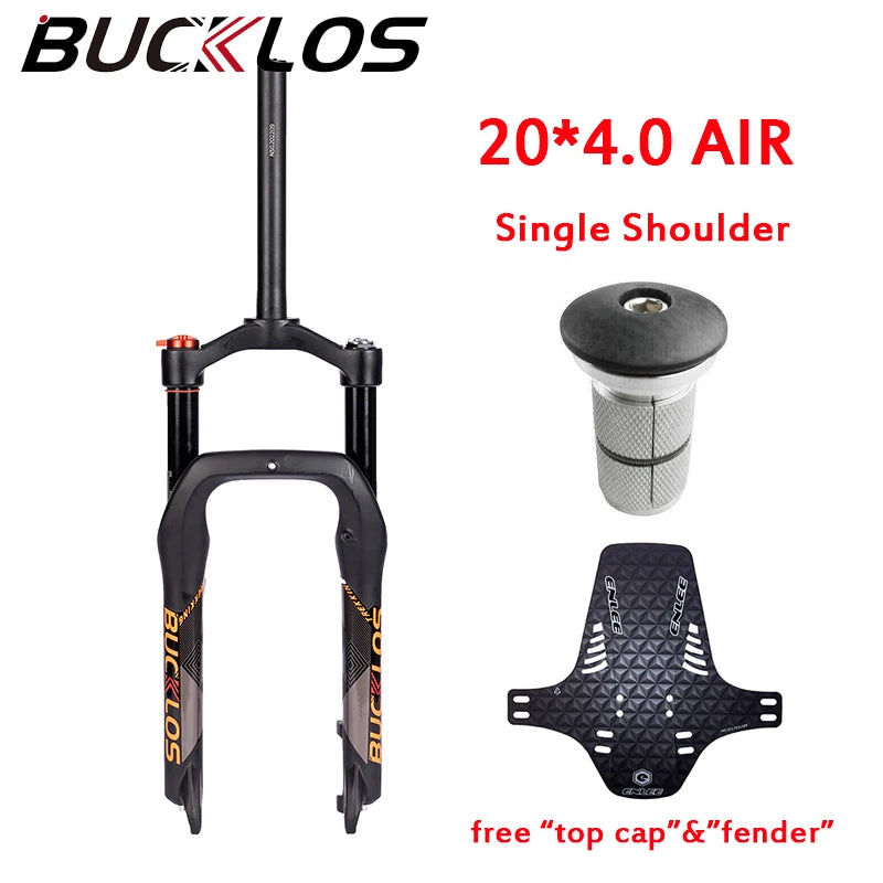 BUCKLOS 20" Fat Bike Air Suspension Fork
