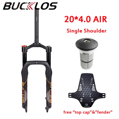 BUCKLOS 20" Fat Bike Air Suspension Fork